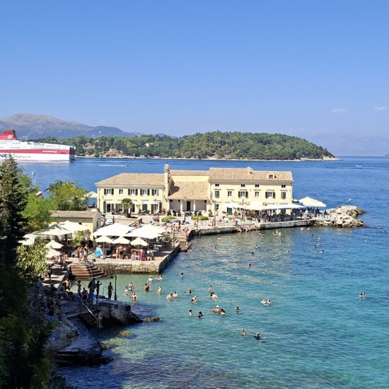 faliraki beach in Corfu